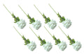 Artificial Single Stem Rose 50cm - White - Set of 8 Stems V292-HD-PLANT-STEMROSE-50CM-WHITE-SO8
