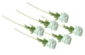 Artificial Single Stem Rose 64cm - White - Set of 6 Stems V292-HD-PLANT-STEMROSE-64CM-WHITE-SO6