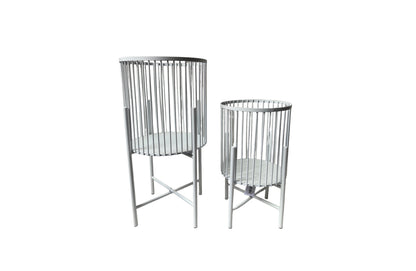 Logan Planter - Large - White V292-HD-PLANTER-L-LOGAN-WHITE