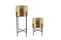 Hope Planter - Gold - Set of 2 V292-HD-PLANTER-S02-HOPE-GOLD