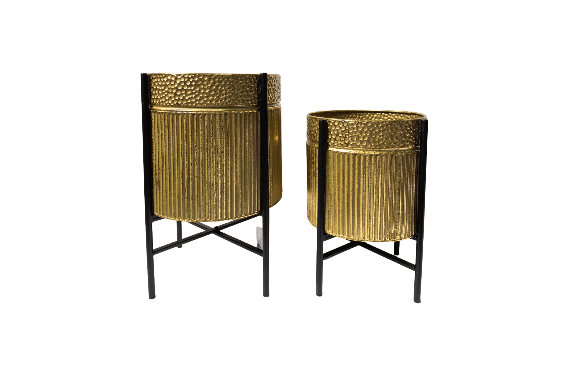 Rex Gold Planter - Gold - Set of 2 V292-HD-PLANTER-S02-REX-GOLD