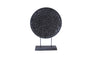 Round Pressed Gold Table Decor - Black V292-HD-ROUNDTABLEPRESSED-BLACK