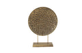 Round Pressed Gold Table Decor - Gold V292-HD-ROUNDTABLEPRESSED-GOLD