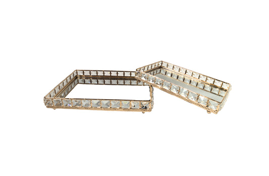 Katie Tray - Rectangle - Large - Gold V292-HD-TR-RECT-L-KATIE-GOLD