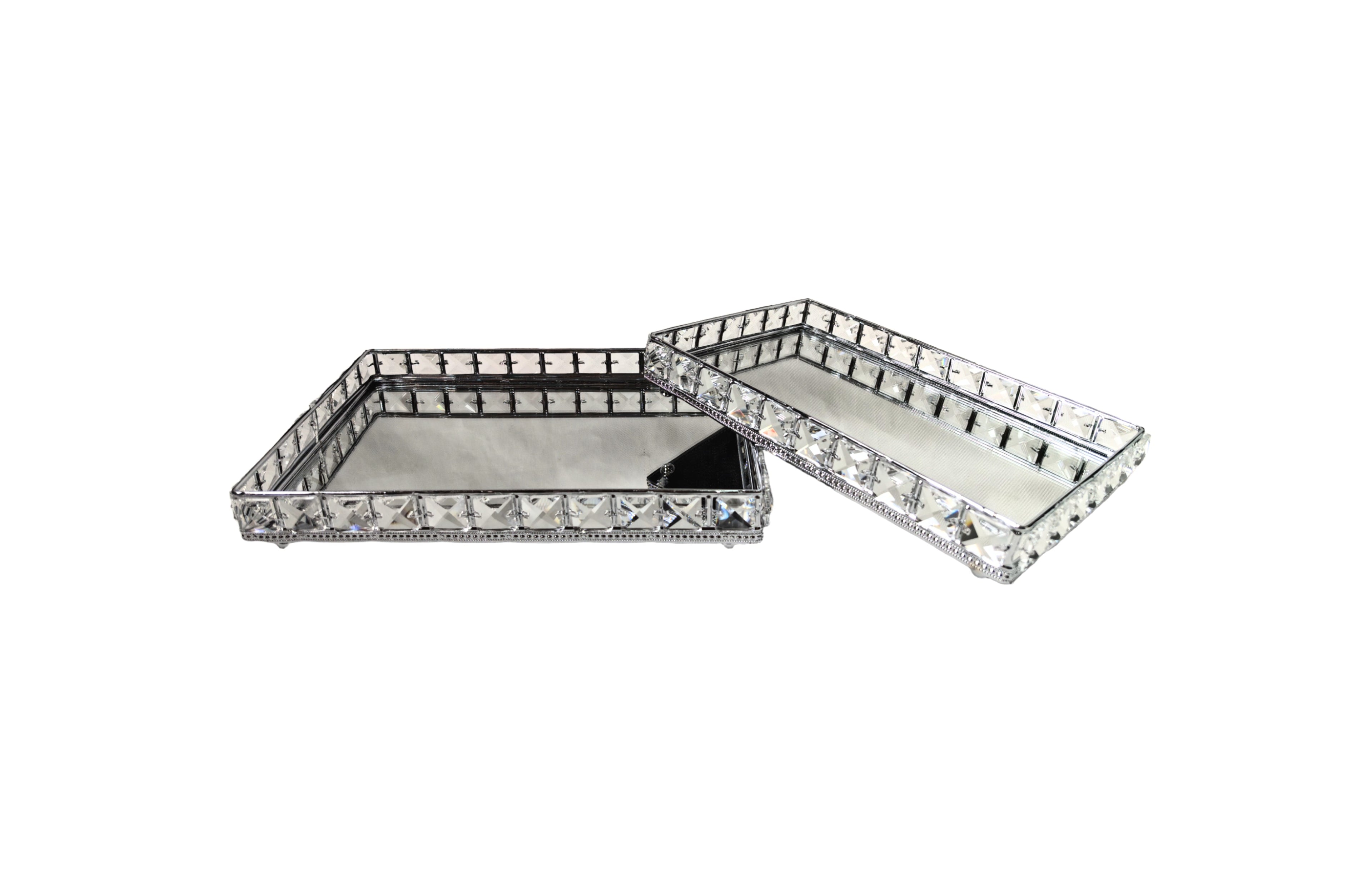 Katie Tray - Rectangle - Small - Silver