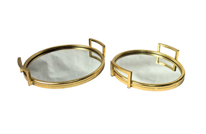 Eliza Round Tray - Small - Gold V292-HD-TR-ROUND-S-ELIZA-GOLD