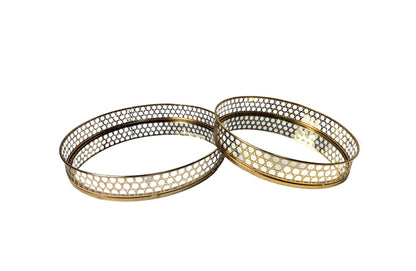 Nina Tray - Round - Small - Gold V292-HD-TR-ROUND-S-NINA-GOLD