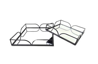 Willow Square Tray - Small - Black V292-HD-TR-SQ-S-WILLOW-BLACK