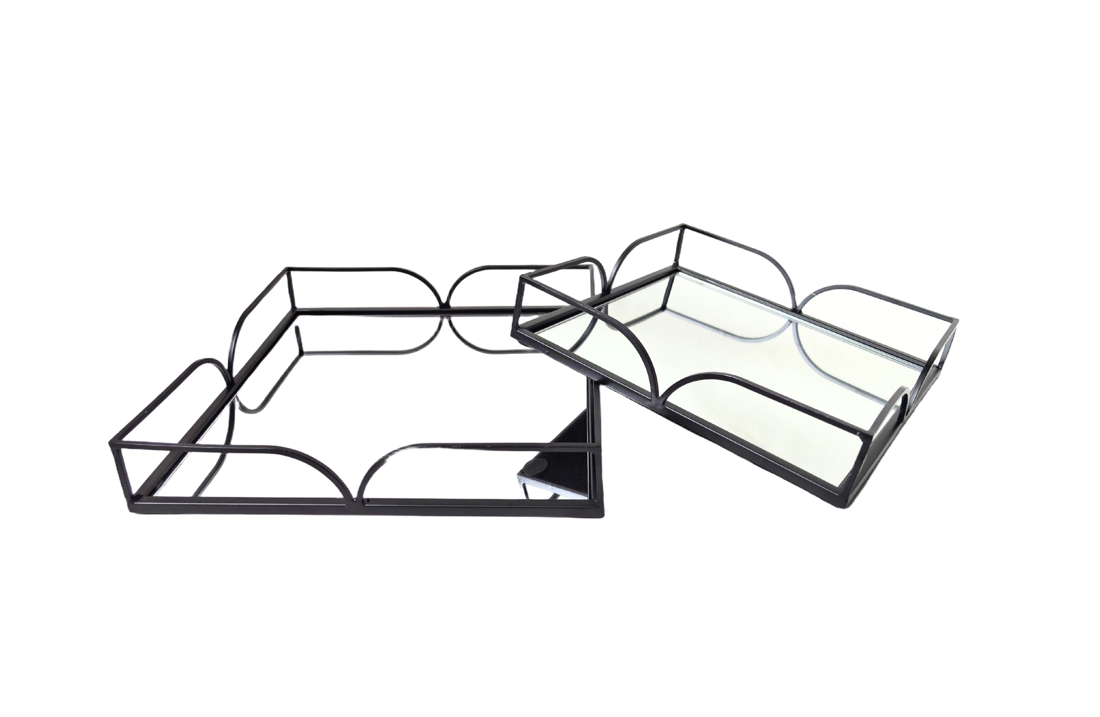 Willow Square Tray - Small - Black