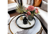 Bloom Flower Tray & Fragrance Diffuser Set - White V292-HD-TRAY-BLOOMSET-BLACK