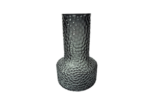 Green Hammer Glass Vase - 25cm V292-HD-VASE-GREENHAM-25CM