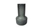 Green Hammer Glass Vase - 25cm V292-HD-VASE-GREENHAM-25CM