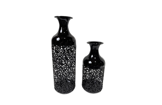 Maya Vase - Large - Black V292-HD-VASE-L-MAYA-BLACK