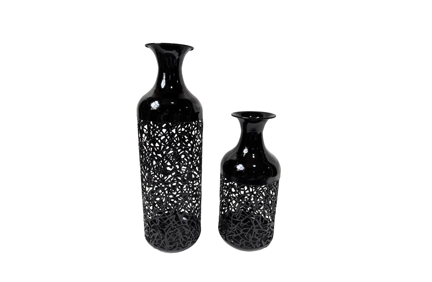Maya Vase - Small - Black V292-HD-VASE-S-MAYA-BLACK