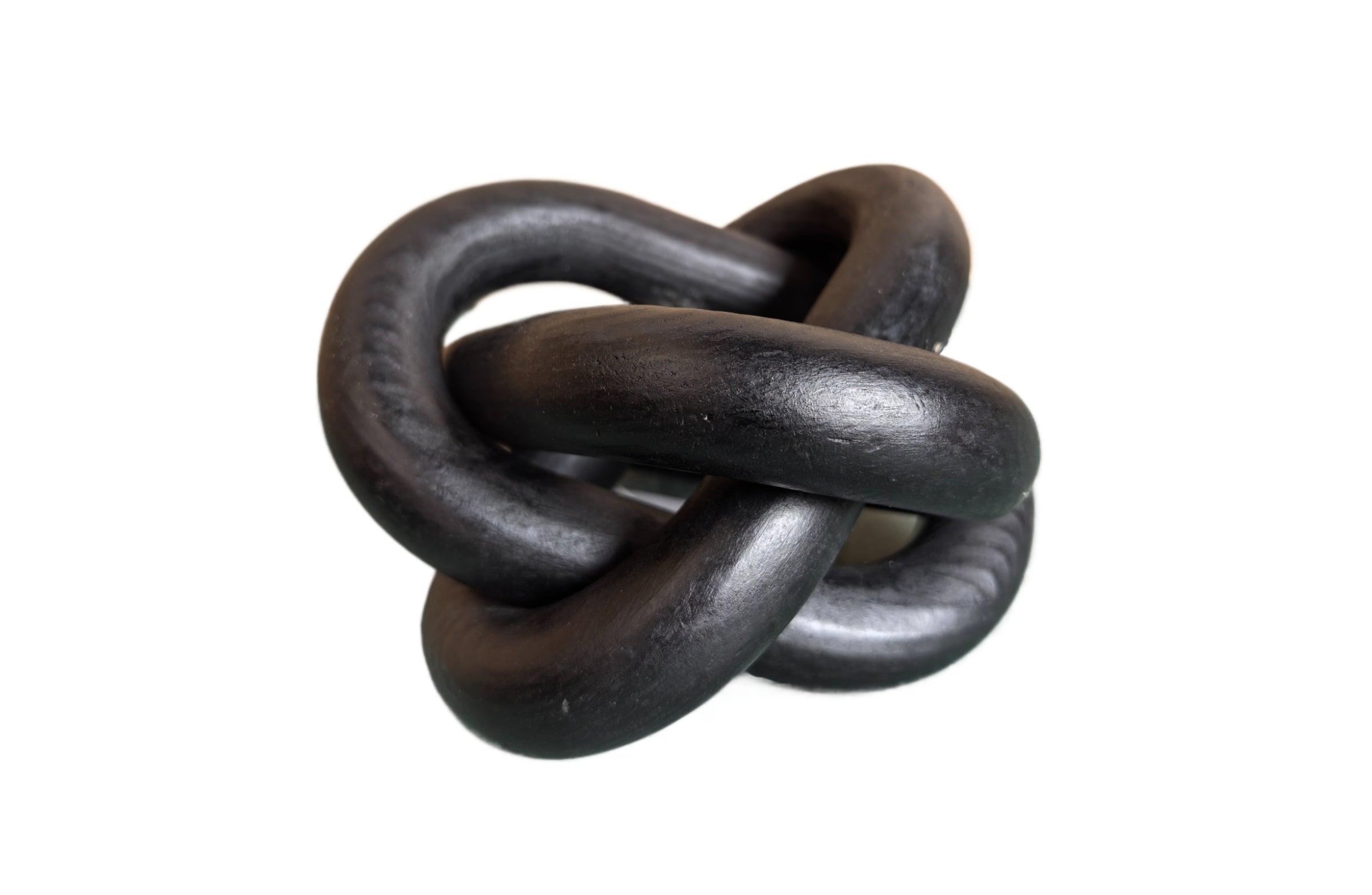 Wooden Knot Link Decor - White V292-HD-WOOD-KNOT-BLACK