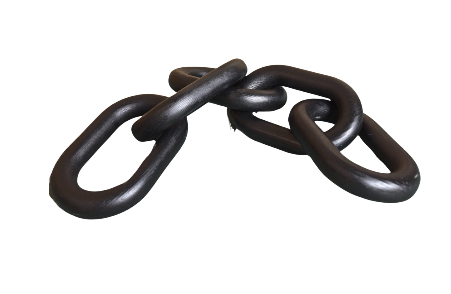 Wooden Chain Link Decor - Black V292-HD-WOOD-LINK-BLACK