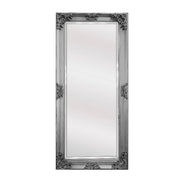 Deluxe French Provincial Ornate Mirror - Antique Silver - 90cm x 170cm V292-M-DLUX-M-SILVER
