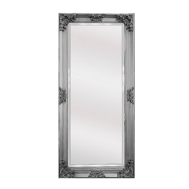 Deluxe French Provincial Ornate Mirror - Antique Silver - 90cm x 170cm V292-M-DLUX-M-SILVER