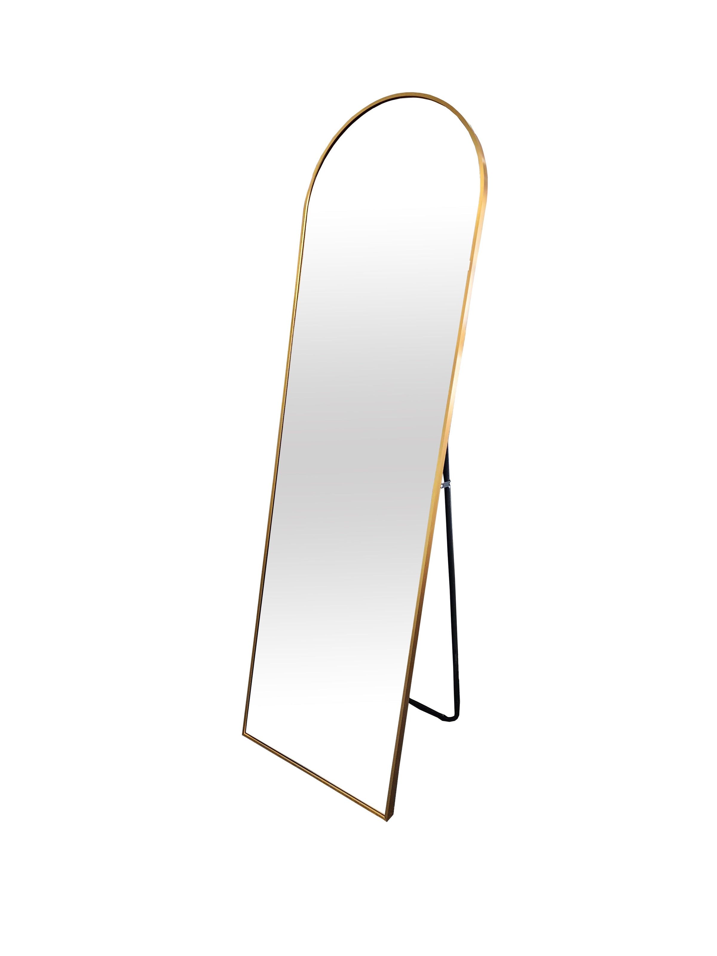 Metal Arch Gold Free Standing Mirror - 50cm x 170cm V292-M-METAR-FS-GOLD