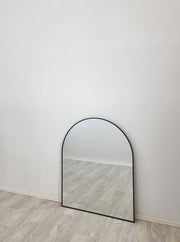 Black Metal Arch Mirror - Small 80cm x 100cm V292-M-METAR-S-BLACK