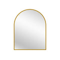 Gold Metal Arch Mirror - Small 80cm x 100cm V292-M-METAR-S-GOLD