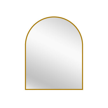 Gold Metal Arch Mirror - Small 80cm x 100cm V292-M-METAR-S-GOLD