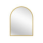 Gold Metal Arch Mirror - Small 80cm x 100cm V292-M-METAR-S-GOLD