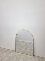 Gold Metal Arch Mirror - Small 80cm x 100cm V292-M-METAR-S-GOLD