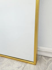 Gold Metal Arch Mirror - Small 80cm x 100cm V292-M-METAR-S-GOLD