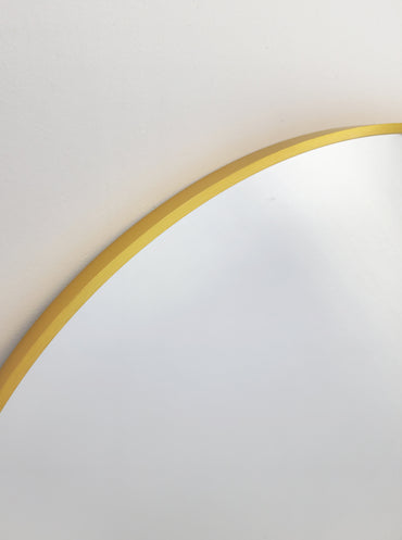 Gold Metal Arch Mirror - Small 80cm x 100cm V292-M-METAR-S-GOLD