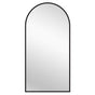 Black Metal Arch Mirror - X Large 100cm x 200cm V292-M-METAR-XL-BLACK