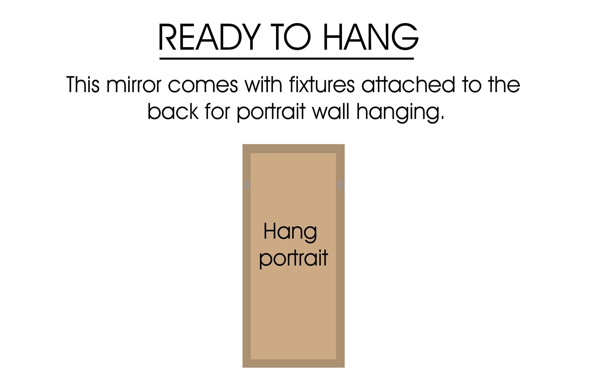 Window Style Mirror - Black Arch 70 CM x 130 CM V292-MIRR-ARCH001