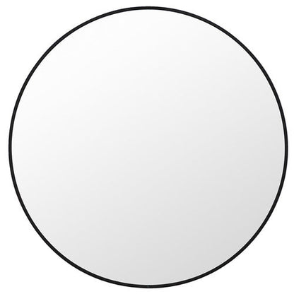 Metal Round Mirror 100cm - Black V292-MIRR-ARCH0031