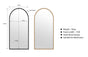 Metal Arch Mirror 80cm x 170cm - Gold V292-MIRR-ARCH0036