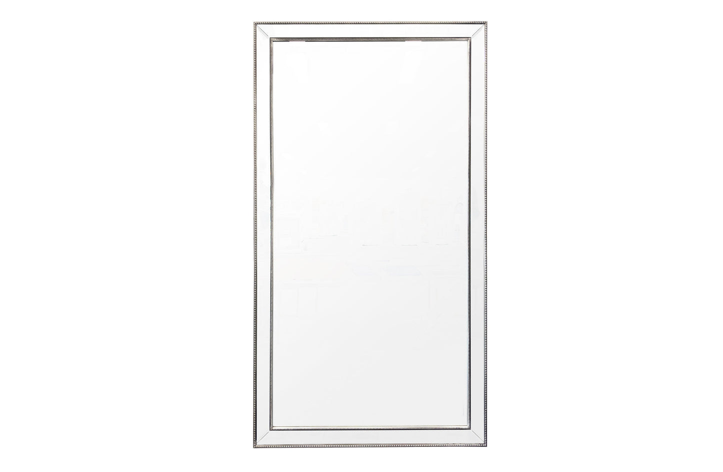 Silver Beaded Framed Mirror - X Large 190cm x 100cm V292-MIRR-BDD001