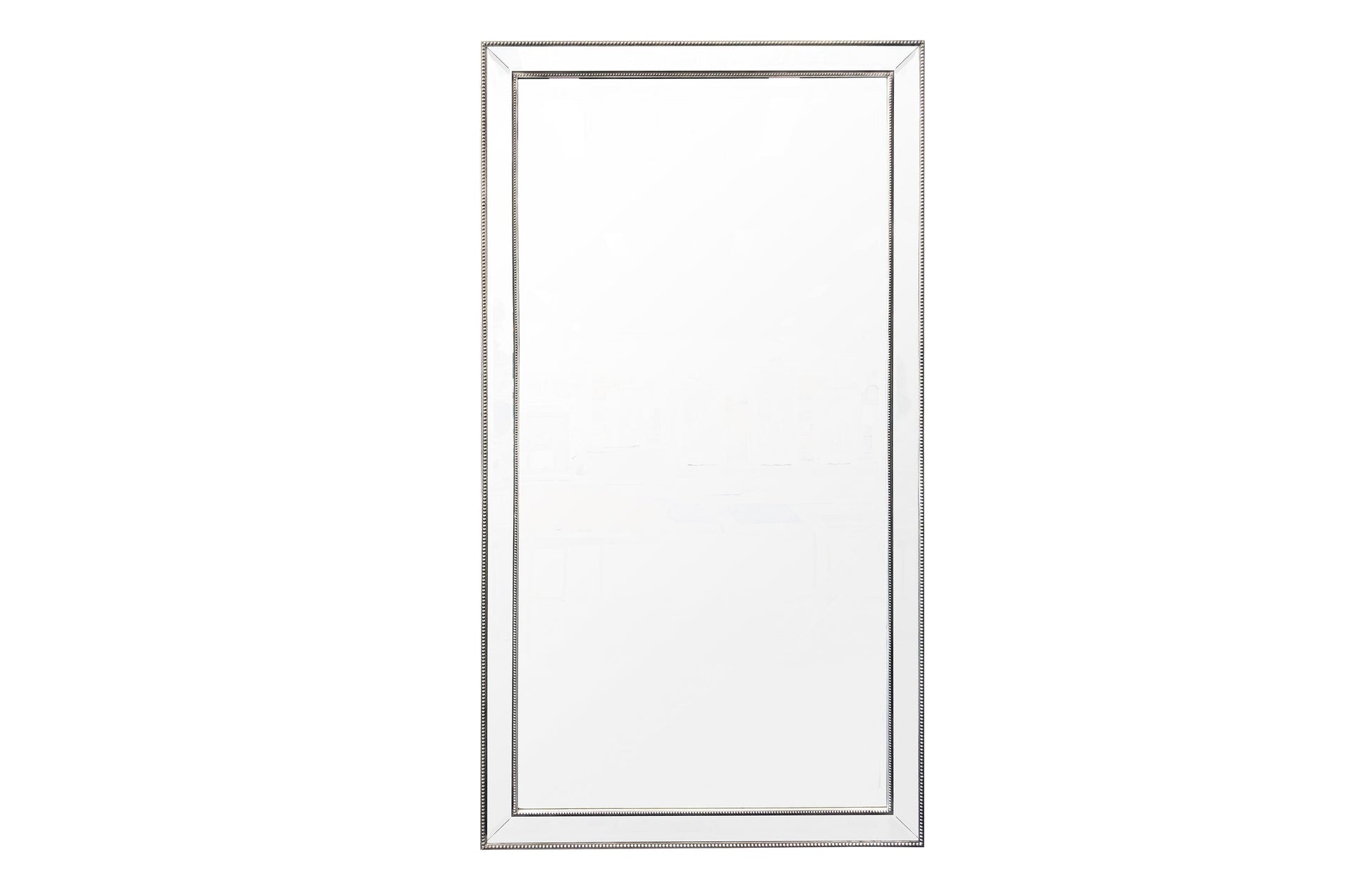 Silver Beaded Framed Mirror - X Large 190cm x 100cm V292-MIRR-BDD001
