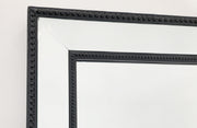 Black Beaded Framed Mirror - Rectangle 80cm x 110cm V292-MIRR-BDD007