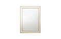 Gold Beaded Framed Mirror - Rectangle 80cm x 110cm V292-MIRR-BDD009