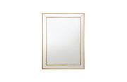 Gold Beaded Framed Mirror - Rectangle 80cm x 110cm V292-MIRR-BDD009