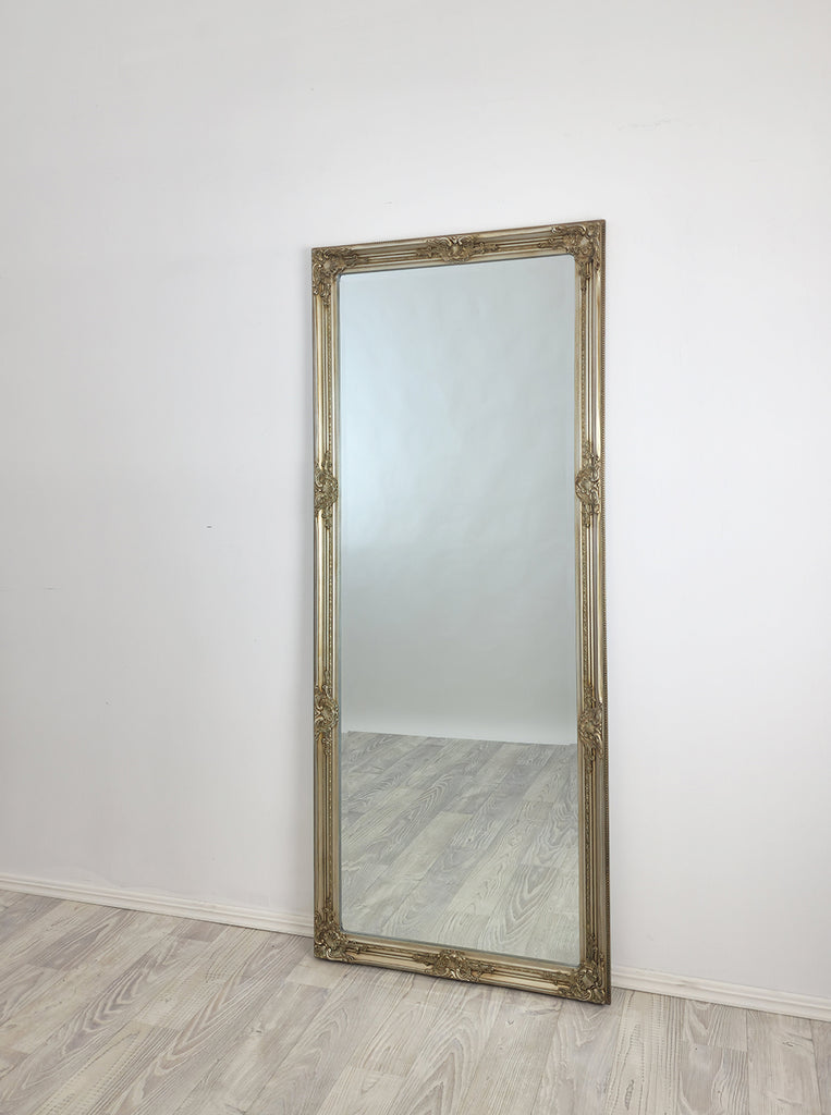 French Provincial Ornate Mirror - Champagne - Medium 70cm x 170cm V292-MIRR-FRN007