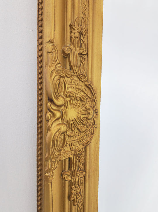 French Provincial Ornate Mirror - Country Gold - Medium 70cm x 170cm V292-MIRR-FRN010