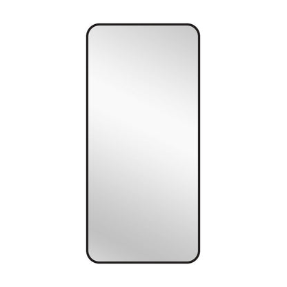 Black Metal Rectangle Mirror - Medium 80cm x 170cm V292-MIRR-MTL022