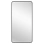 Black Metal Rectangle Mirror - X-Large 100cm x 200cm V292-MIRR-MTL033