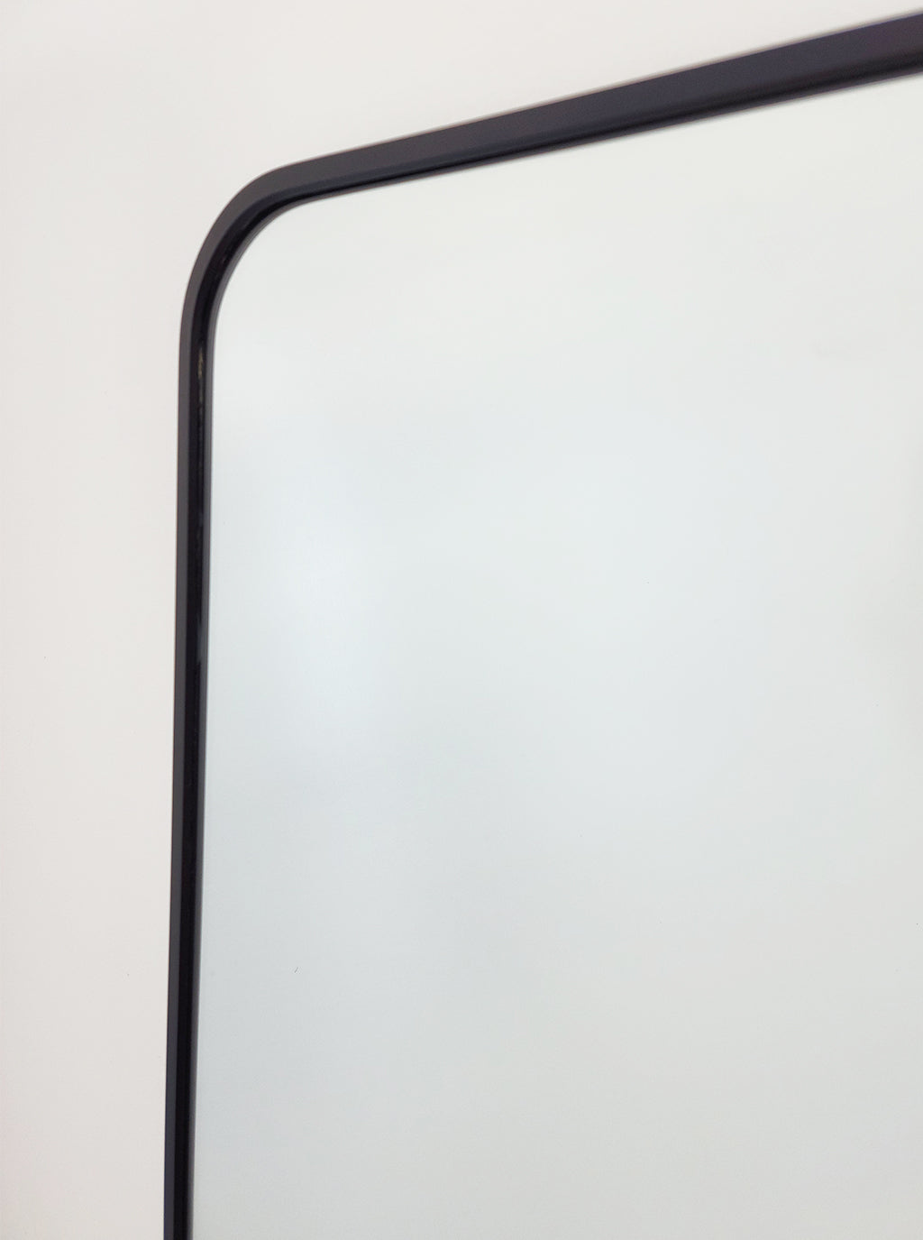 Black Metal Rectangle Mirror - X-Large 100cm x 200cm V292-MIRR-MTL033