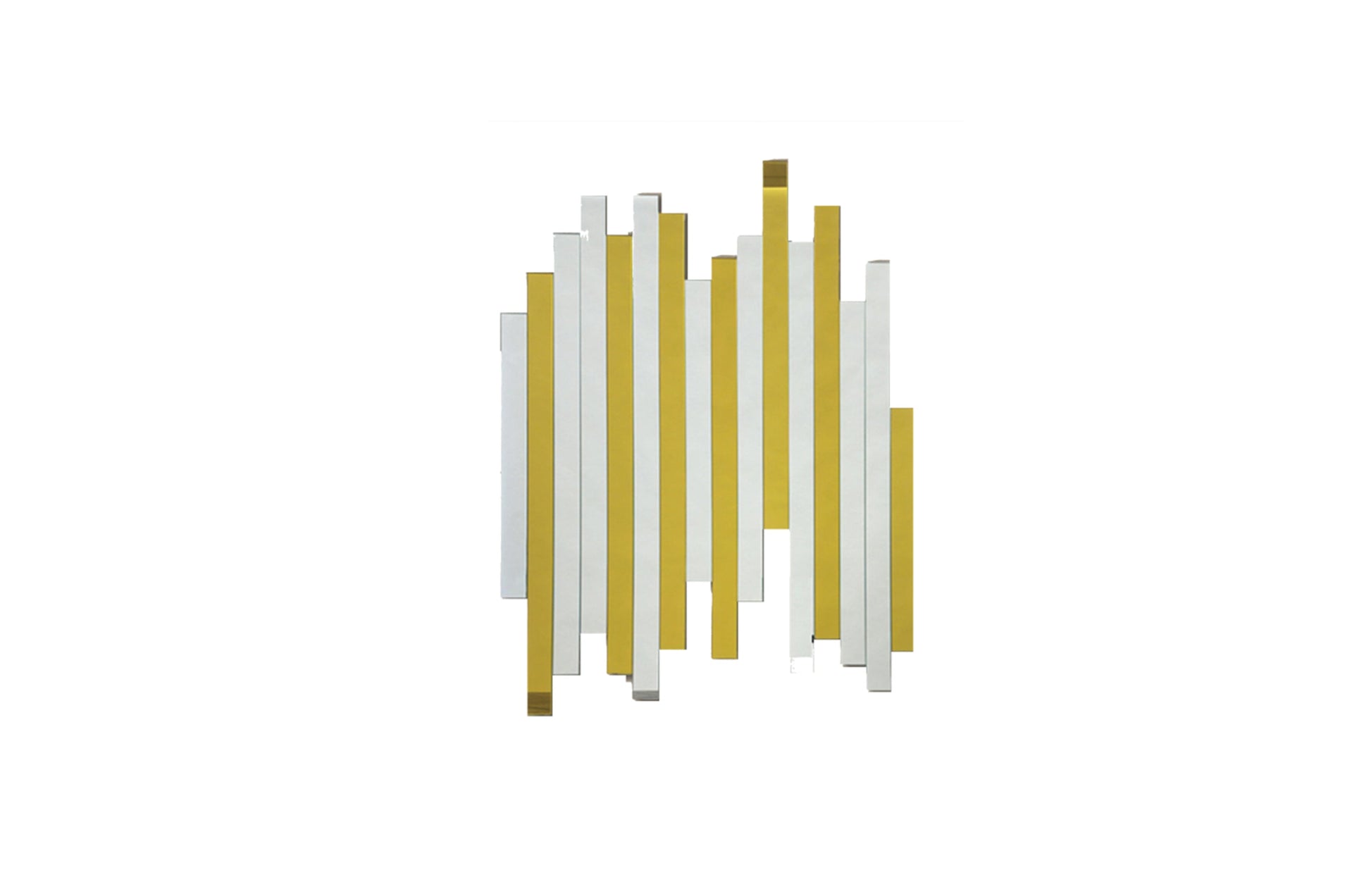 Luxe Panel Mirror - GOLD V292-MIRR-MTL611
