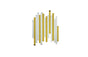 Luxe Panel Mirror - GOLD V292-MIRR-MTL611