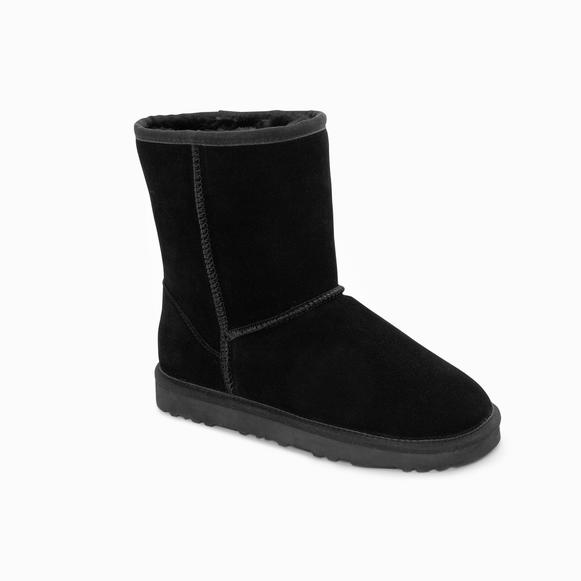 Ugg Boots Genuine Australian Sheepskin Unisex Short Classic Suede (Black, EU36) V317-OB661-BLACK-36