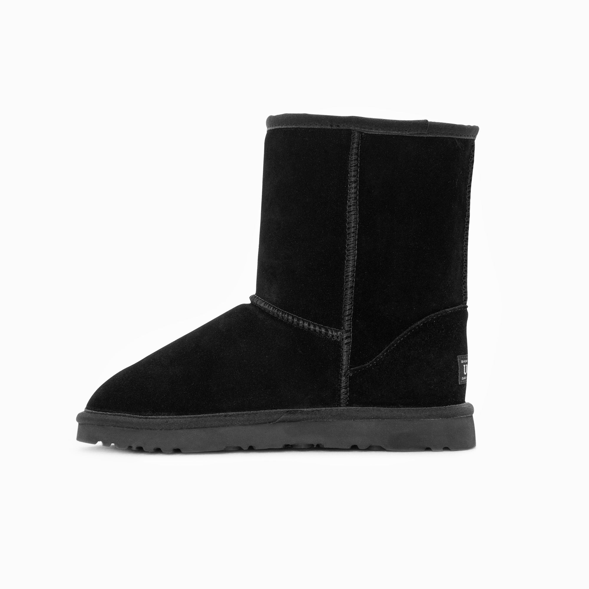 Ugg Boots Genuine Australian Sheepskin Unisex Short Classic Suede (Black, EU38) V317-OB661-BLACK-38