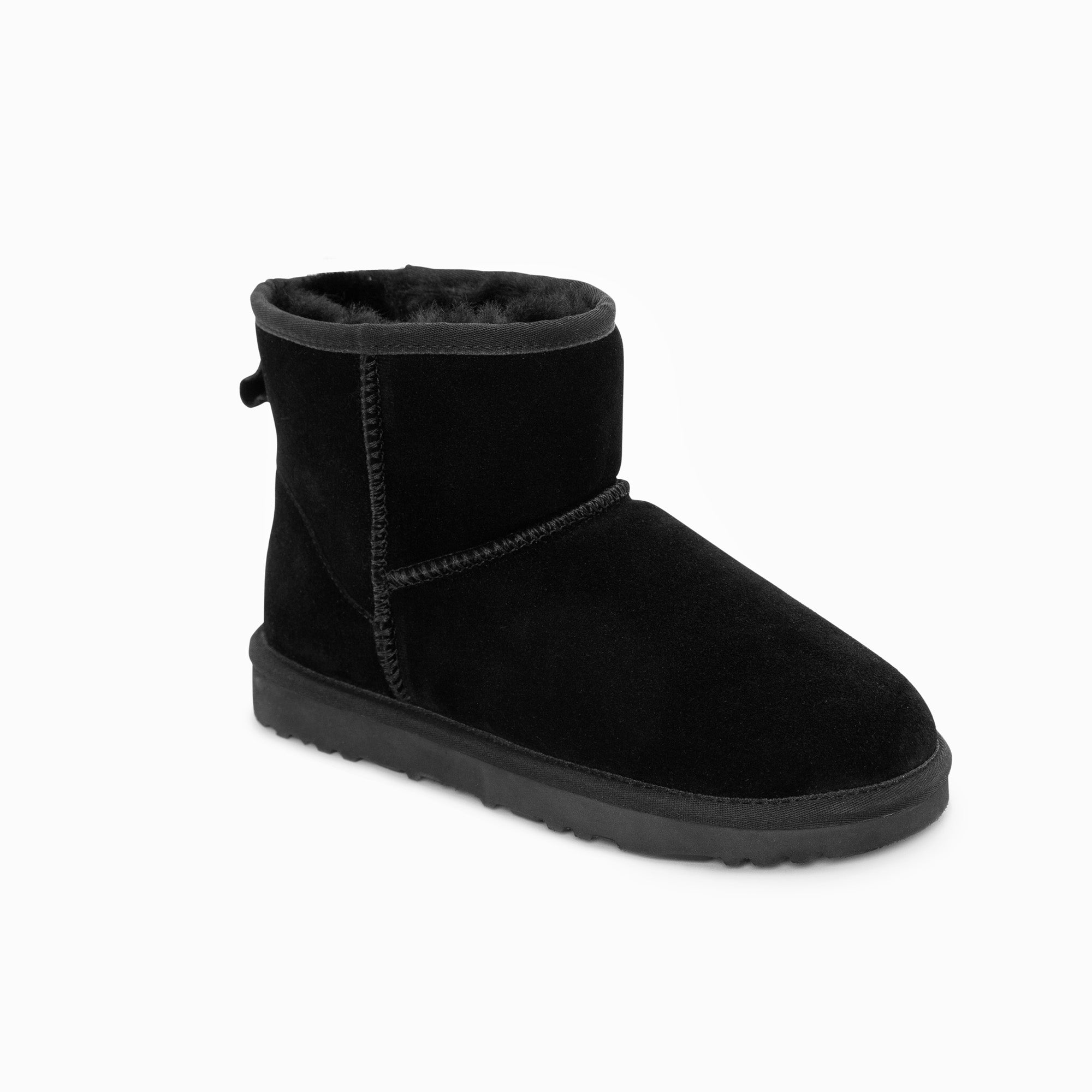 Ugg Boots Genuine Australian Sheepskin Unisex Mini Classic Suede (Black, EU42) V317-OB664-BLACK-42