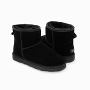Ugg Boots Genuine Australian Sheepskin Unisex Mini Classic Suede (Black, EU42) V317-OB664-BLACK-42